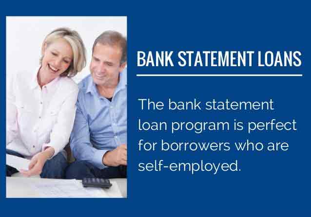 California bank statement loan program
