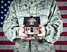 active duty military man completed a VA home loan