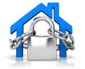 locked up rental property